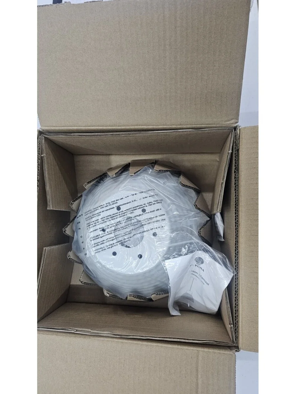 Elyona UP3011-GRY Pendant Light Gray Hanging Ceiling Light New Open Box